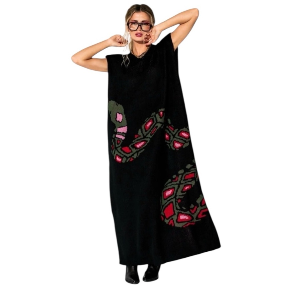 SOLD DO NOT BUY Dressed LALA oversized snake dress large/xl